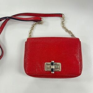 DVF Red Patent Crossbody